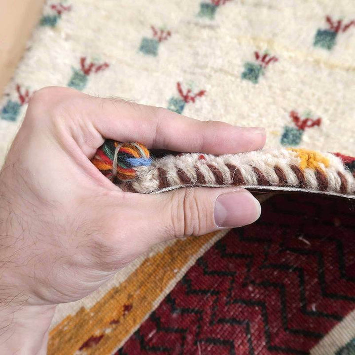 【オーダーメイド受付中】イラン　シラーズ産　ギャッベ 　（hss-77763）