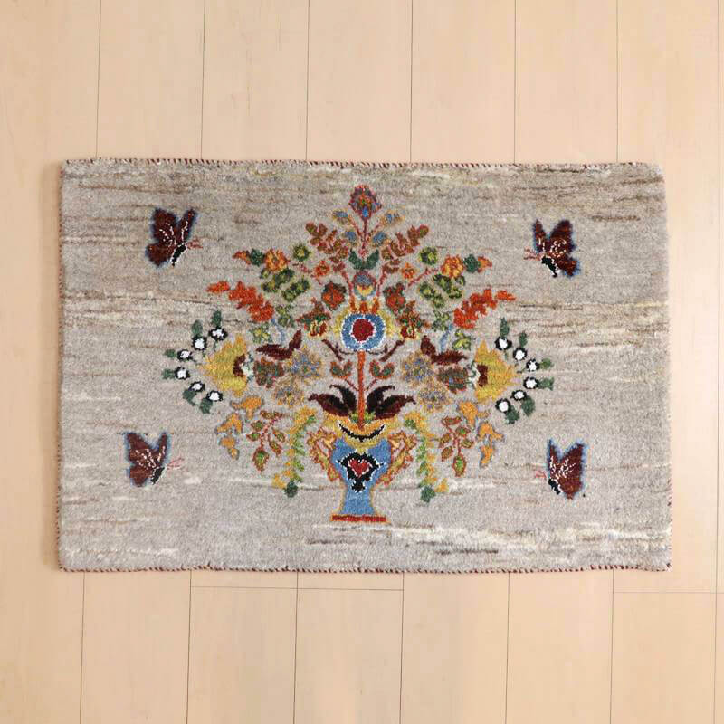 【オーダーメイド受付中】イラン　シラーズ産　ギャッベ 　（hss-89462）