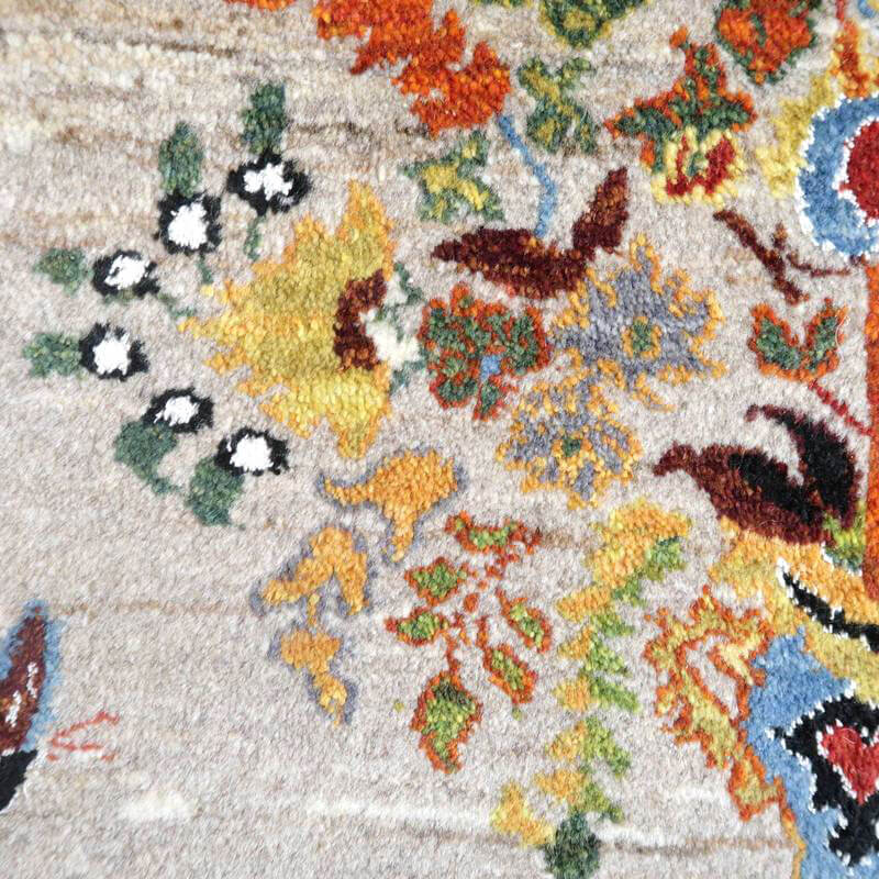 【オーダーメイド受付中】イラン　シラーズ産　ギャッベ 　（hss-89462）