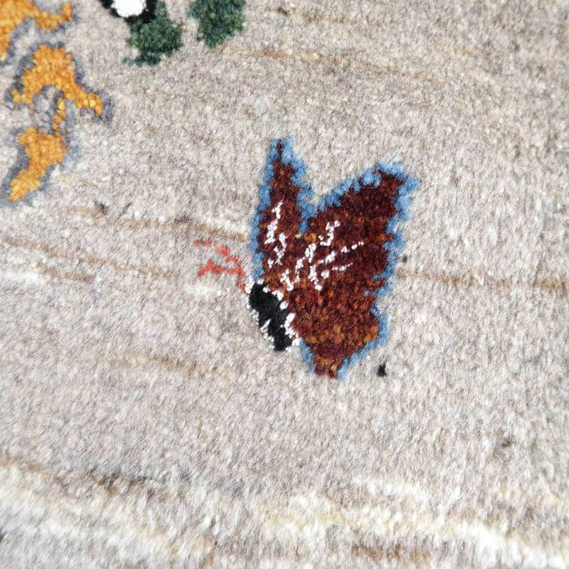 【オーダーメイド受付中】イラン　シラーズ産　ギャッベ 　（hss-89462）