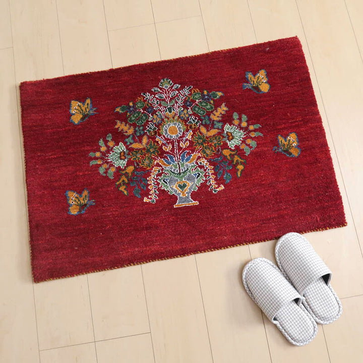 【オーダーメイド受付中】イラン　シラーズ産　ギャッベ 　（hss-89492）