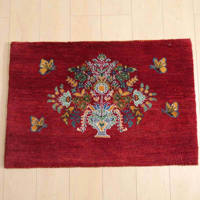 【オーダーメイド受付中】イラン　シラーズ産　ギャッベ 　（hss-89492）