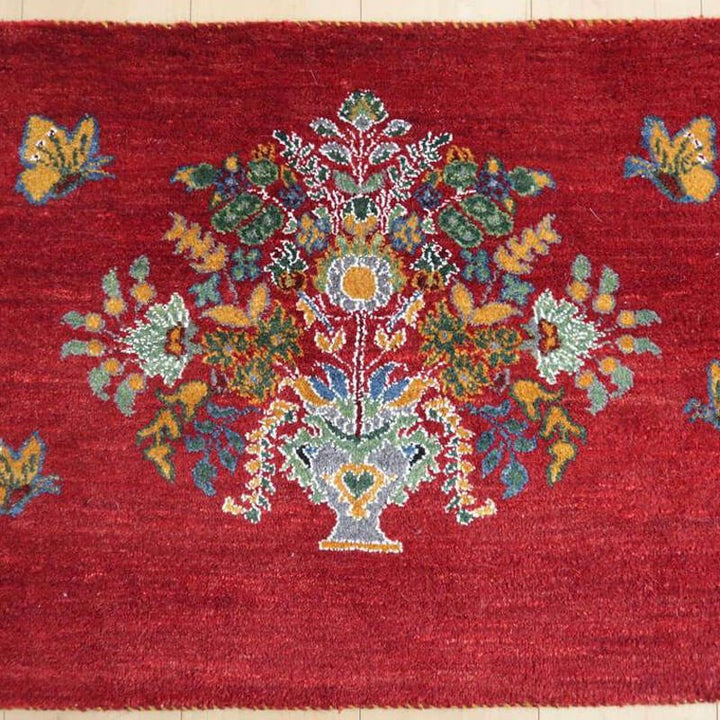 【オーダーメイド受付中】イラン　シラーズ産　ギャッベ 　（hss-89492）