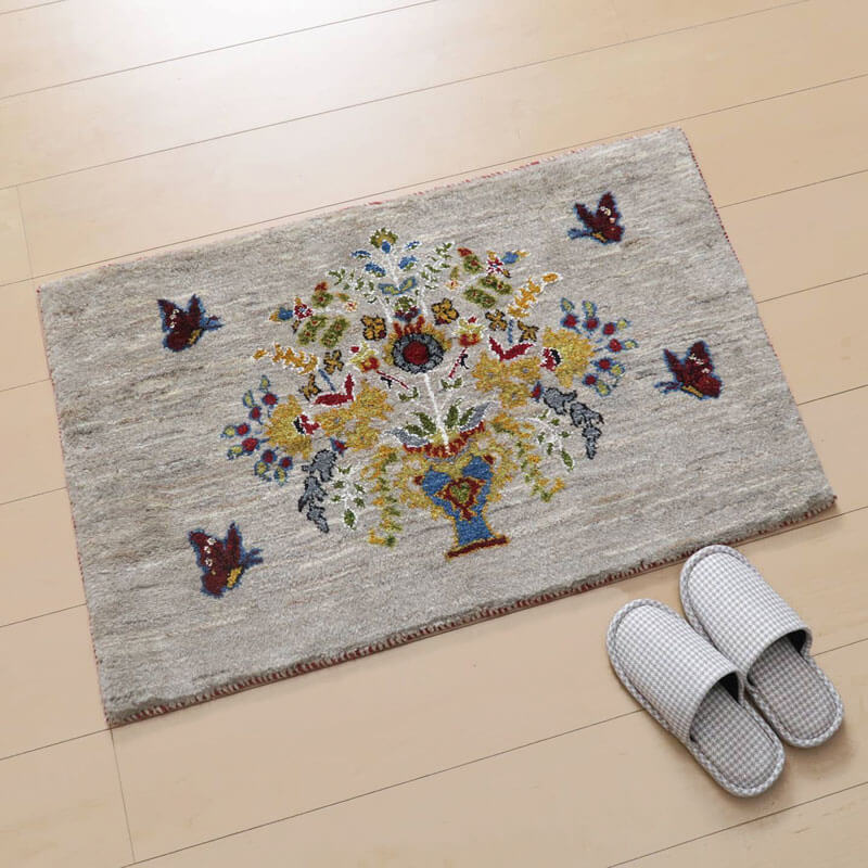 【オーダーメイド受付中】イラン　シラーズ産　ギャッベ 　（hss-91168）