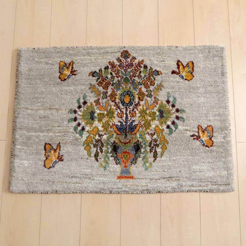 【オーダーメイド受付中】イラン　シラーズ産　ギャッベ 　（hss-91171）