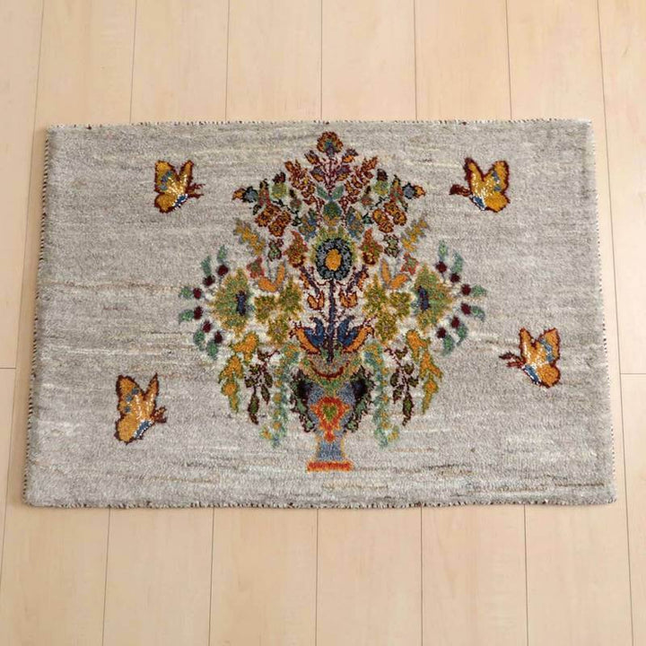 【オーダーメイド受付中】イラン　シラーズ産　ギャッベ 　（hss-91171）