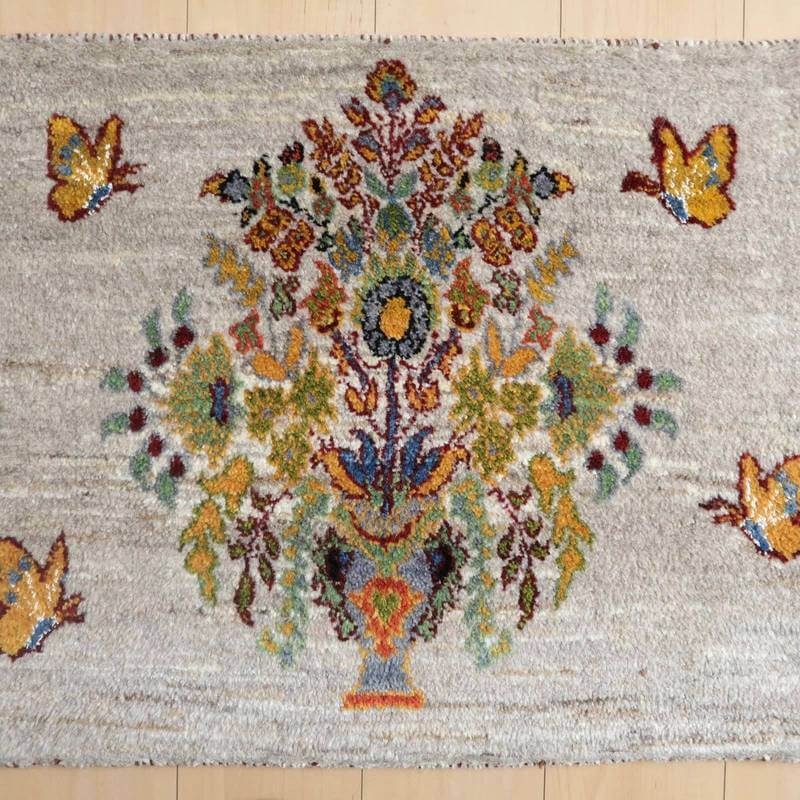 【オーダーメイド受付中】イラン　シラーズ産　ギャッベ 　（hss-91171）