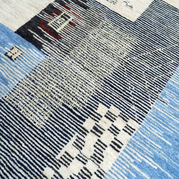 プレミアムギャッベ／ルリバフ 303×246cm（HX-10863）