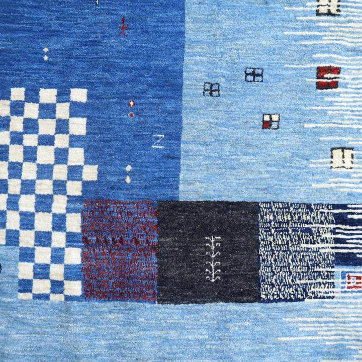 プレミアムギャッベ／ルリバフ 303×246cm（HX-10863）