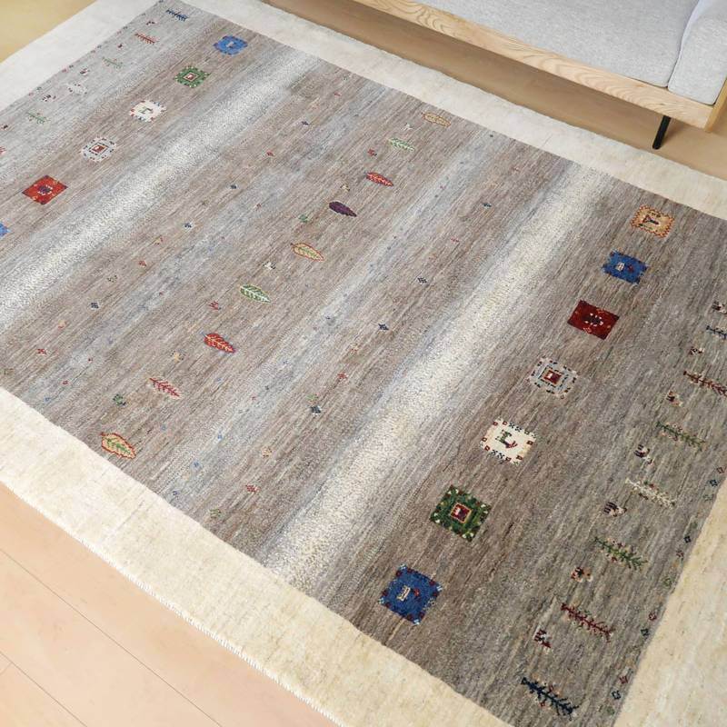 プレミアムギャッベ／カシュクリ 295×198cm（HX-10868）
