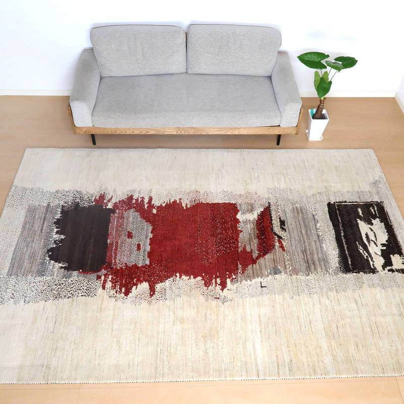 プレミアムギャッベ／カシュクリ 303×204cm（HX-10888）