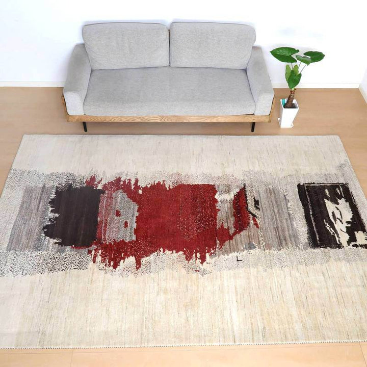 プレミアムギャッベ／カシュクリ 303×204cm（HX-10888）