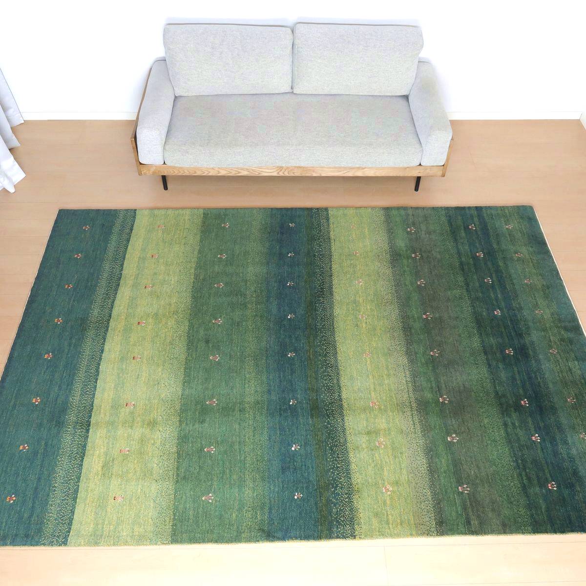 プレミアムギャッベ,カシュクリ,295×204cm｜高級ペルシャ手織りラグ