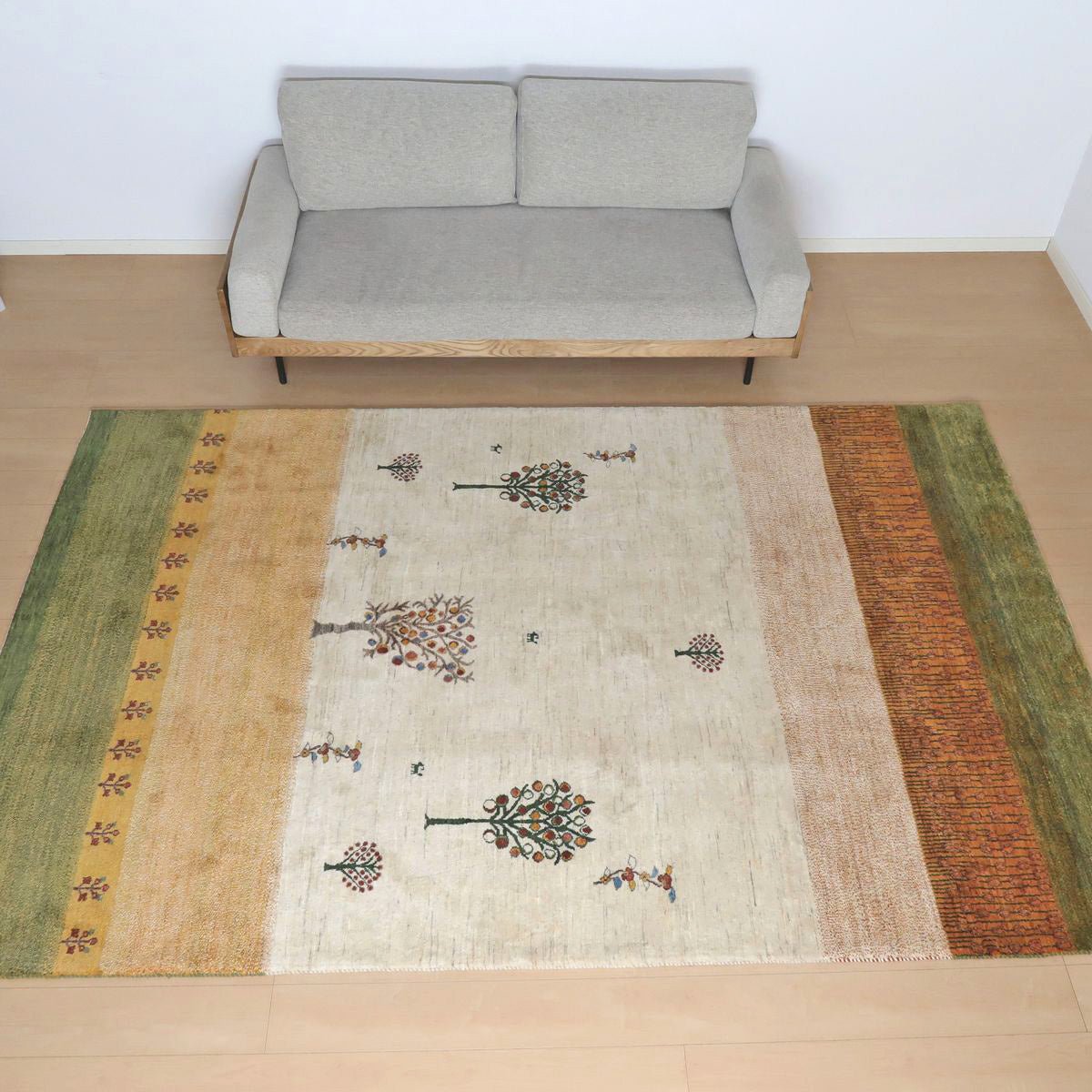 プレミアムギャッベ,カシュクリ,303×191cm｜高級ペルシャ手織りラグ