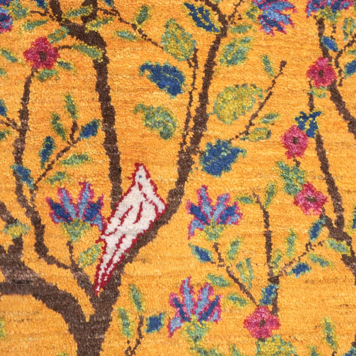 ギャッベ,ルリバフ,293×196cm｜高級ペルシャ手織りラグ,ボーダー＆生命