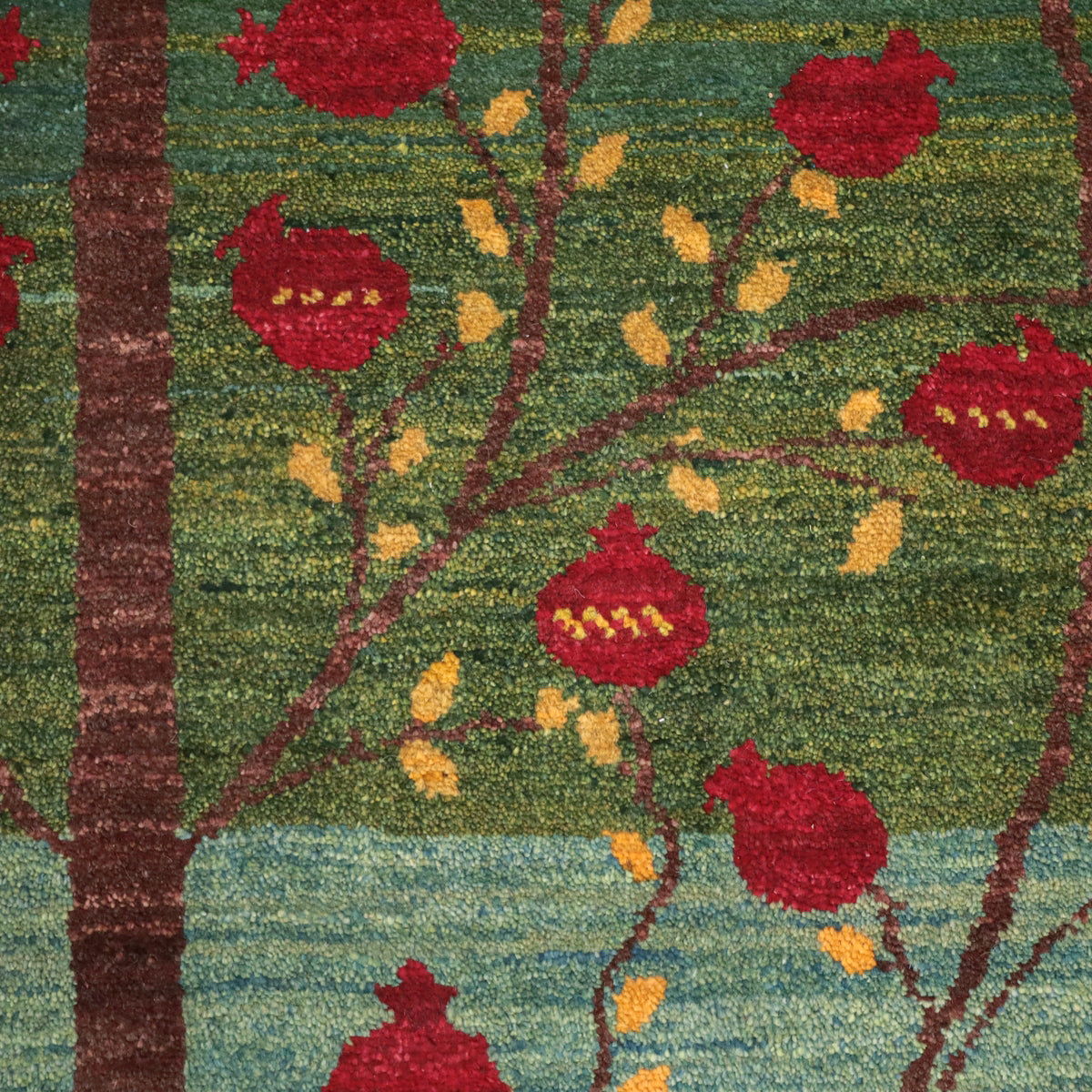 ギャッベ,ルリバフ,288×196cm｜高級ペルシャ手織りラグ,ザクロの樹