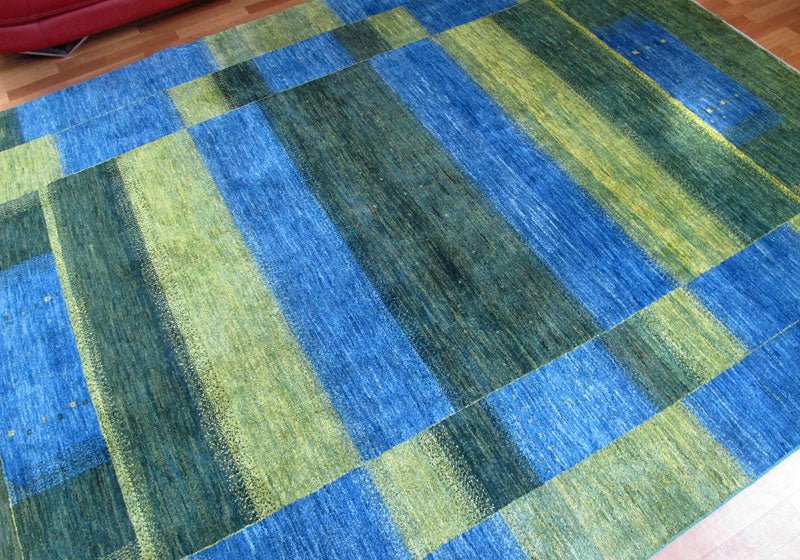 【セミオーダー受付中】  サイズ変更OK　カラー変更OK イラン　シラーズ産　ギャッベ 　（hx-19993）