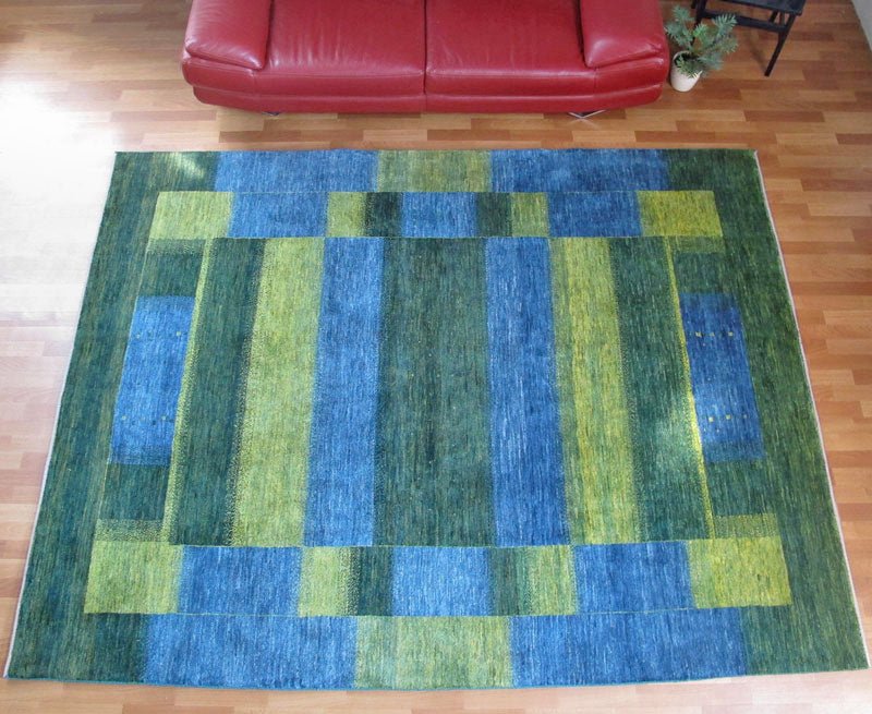 【セミオーダー受付中】  サイズ変更OK　カラー変更OK イラン　シラーズ産　ギャッベ 　（hx-19993）