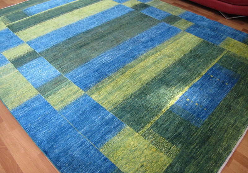 【セミオーダー受付中】  サイズ変更OK　カラー変更OK イラン　シラーズ産　ギャッベ 　（hx-19993）