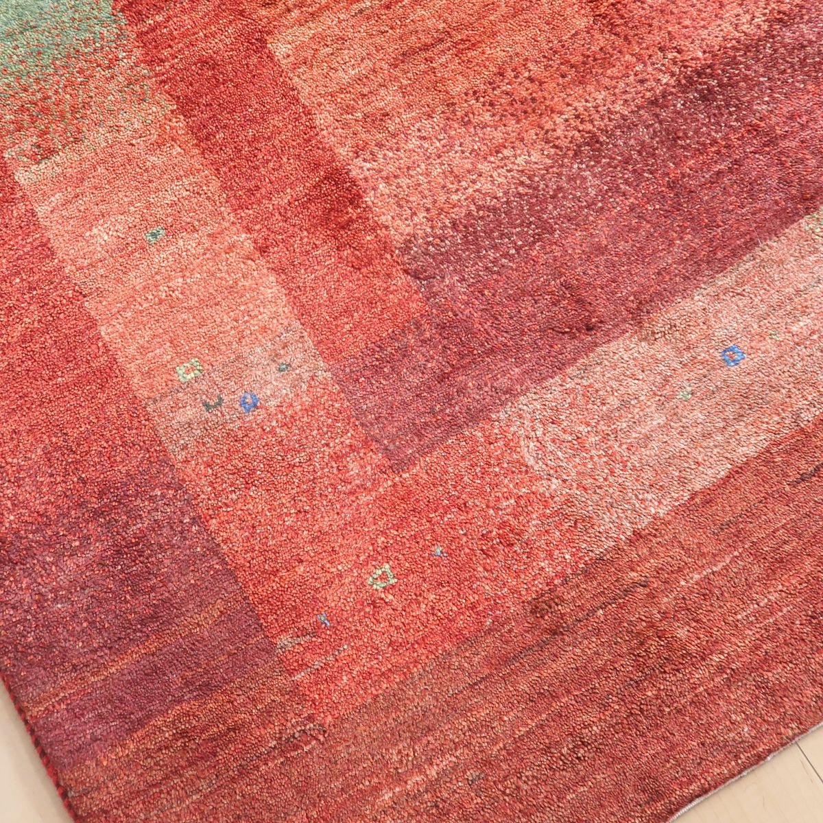 プレミアムギャッベ,ルリバフ,292×202cm｜高級ペルシャ手織りラグ