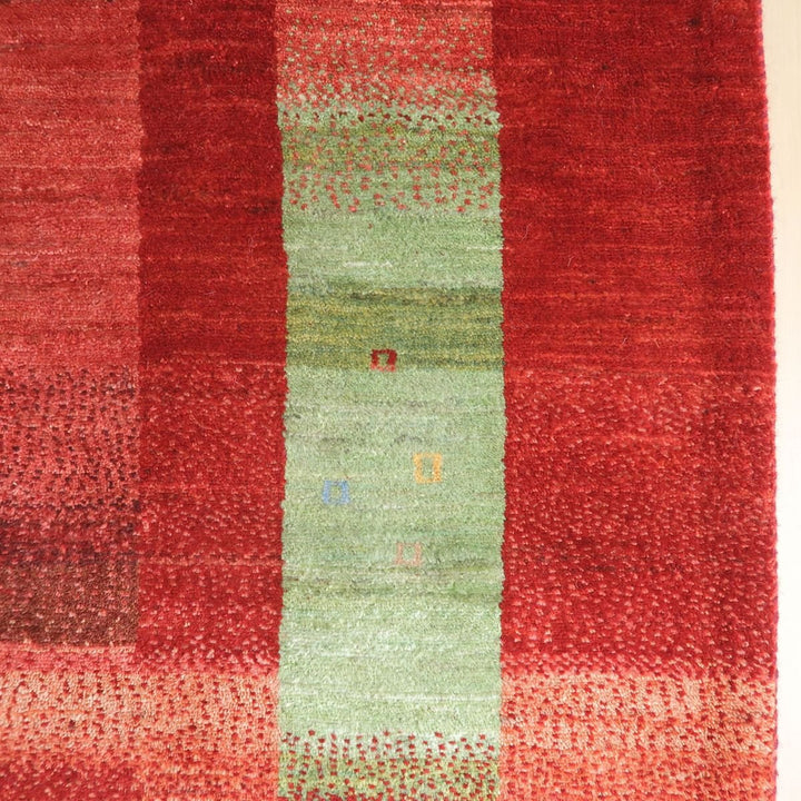 【セミオーダー受付中】  サイズ変更OK　カラー変更OK イラン　シラーズ産　ギャッベ 　（hx-31999）