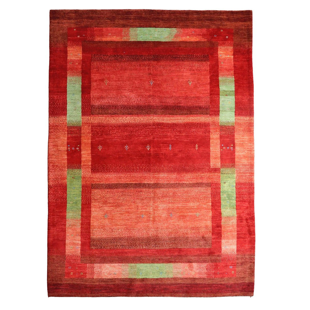 【セミオーダー受付中】  サイズ変更OK　カラー変更OK イラン　シラーズ産　ギャッベ 　（hx-31999）