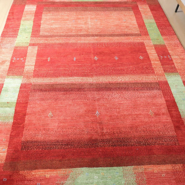 【セミオーダー受付中】  サイズ変更OK　カラー変更OK イラン　シラーズ産　ギャッベ 　（hx-31999）