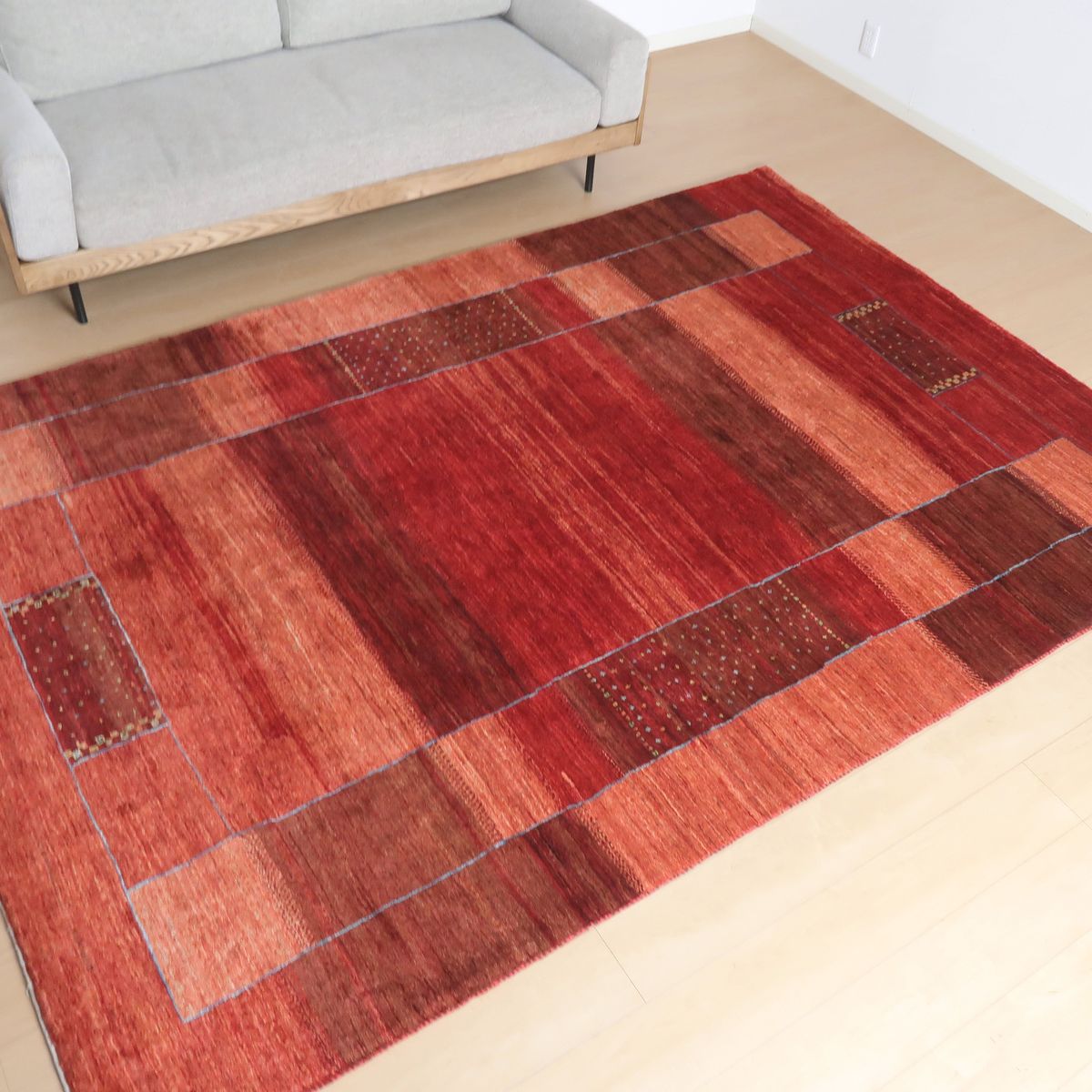 プレミアムギャッベ,カシュクリ,286×192cm｜高級ペルシャ手織りラグ