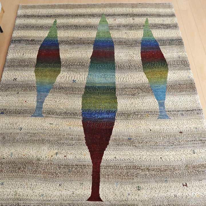 【オーダーメイド受付中】イラン　シラーズ産　ギャッベ 　（hx-6928）