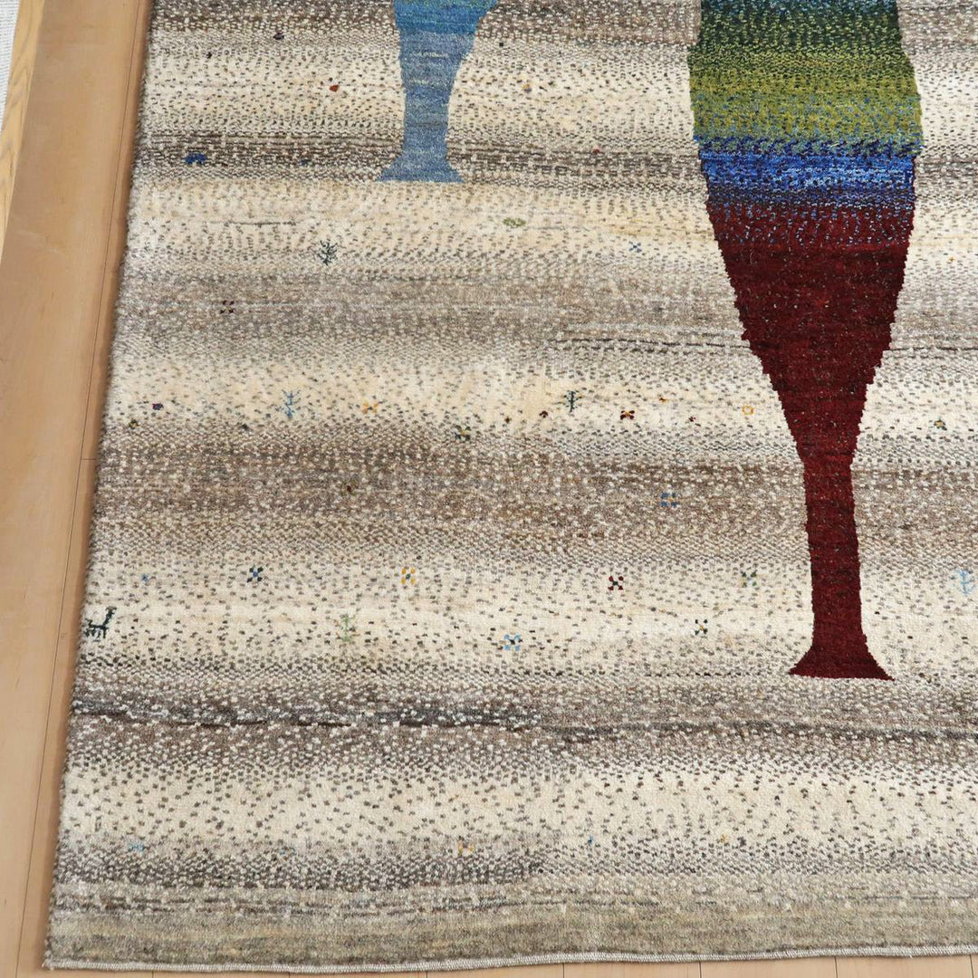 【オーダーメイド受付中】イラン　シラーズ産　ギャッベ 　（hx-6928）