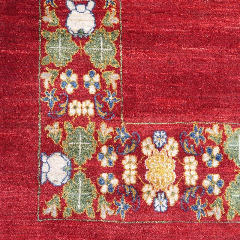 【セミオーダー受付中】  サイズ変更OK　カラー変更OK イラン　シラーズ産　ギャッベ 　（hx-69396）