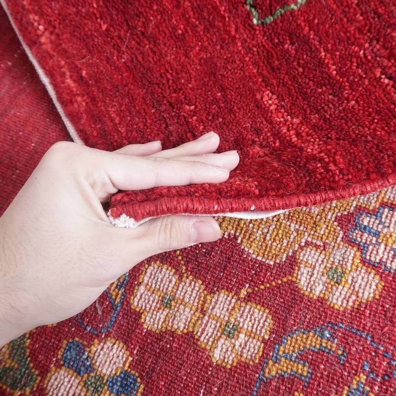 【セミオーダー受付中】  サイズ変更OK　カラー変更OK イラン　シラーズ産　ギャッベ 　（hx-69396）