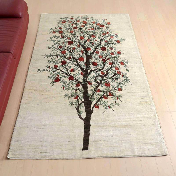 【セミオーダー受付中】  サイズ変更OK　カラー変更OK イラン　シラーズ産　ギャッベ 　（hx-69803）