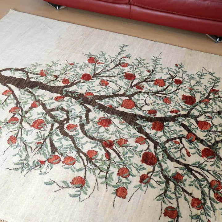 【セミオーダー受付中】  サイズ変更OK　カラー変更OK イラン　シラーズ産　ギャッベ 　（hx-69803）