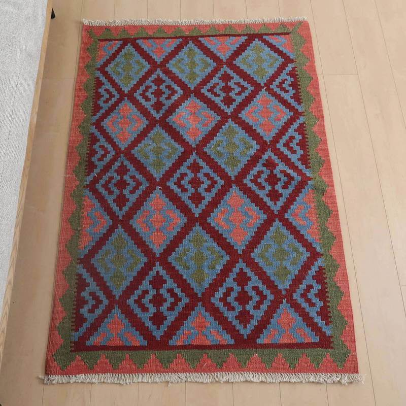 シバスジジム　キリムラグ キリムスタイル / ラグ絨毯