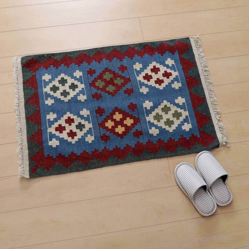 玄関キリムラグ通販｜手織りフラットマット｜ – ギャッベ