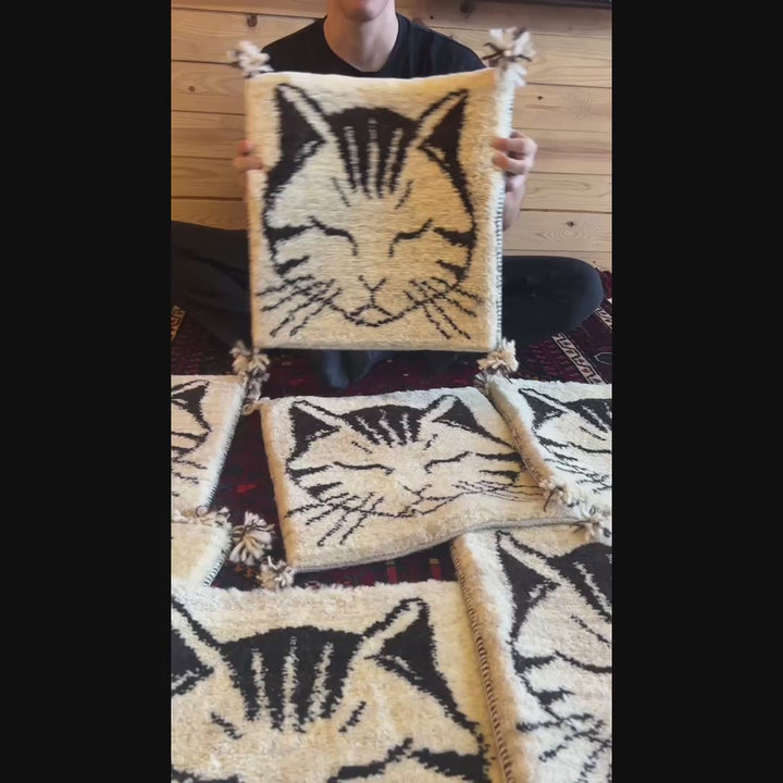 ギャッベ（ギャッベ）　42×42cm（BP-12670）