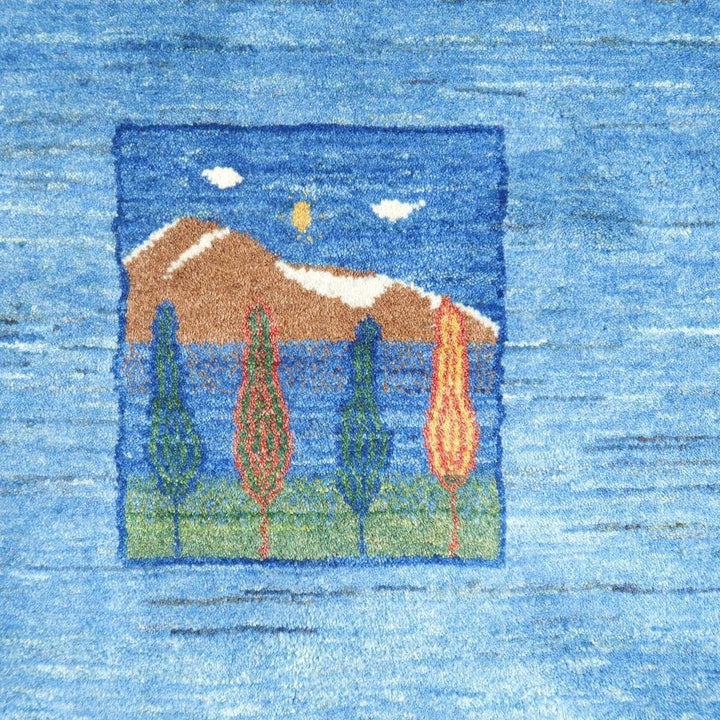 プレミアムギャッベ／ルリバフ 241×162cm（HL-17334)