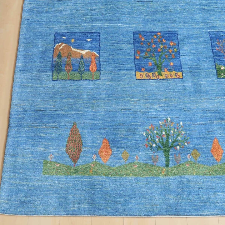 プレミアムギャッベ／ルリバフ 241×162cm（HL-17334)