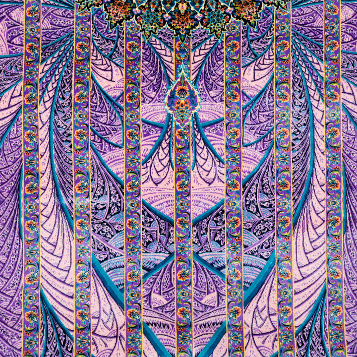 LUMINA モダールアートコレクション｜パープルフローデザイン｜229×146cm（S-13273）
