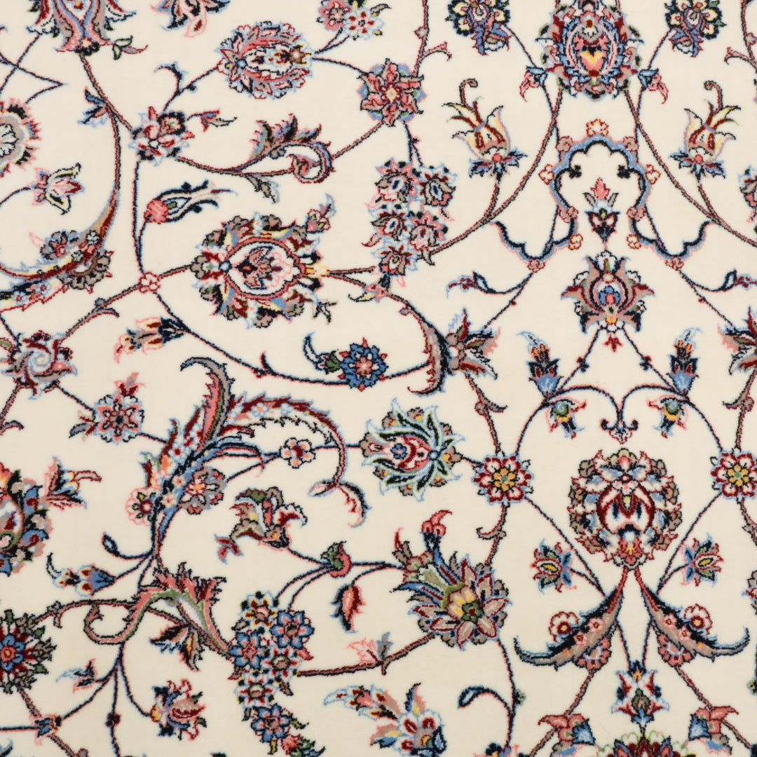 イラン製 ペルシャデザイン カーペット｜花唐草文様 機械織り 高密度 200×150cm（S-13274）