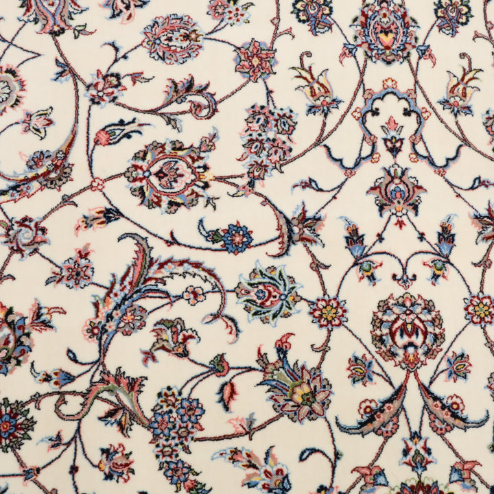 イラン製 ペルシャデザイン カーペット｜花唐草文様 機械織り 高密度 200×150cm（S-13274）