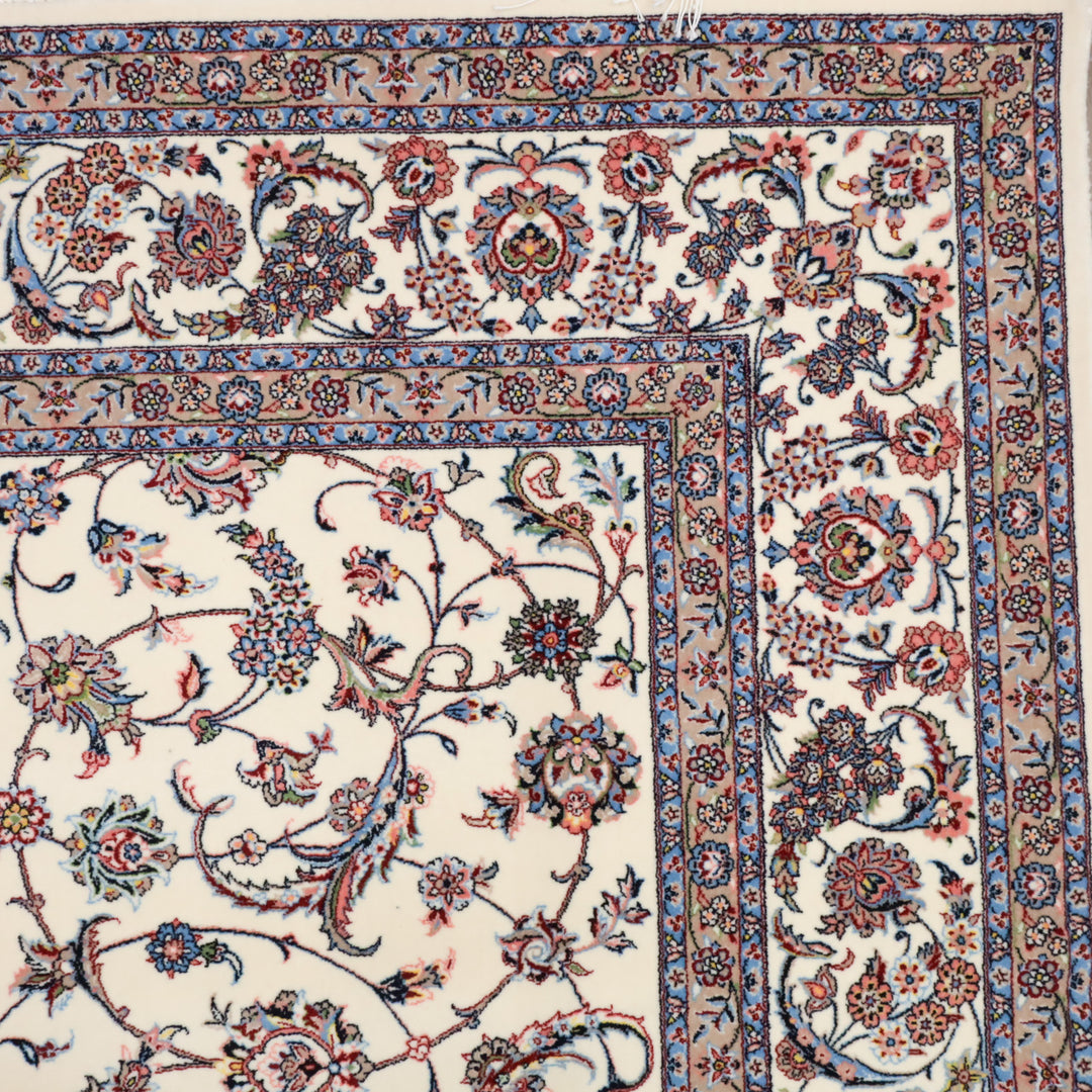 イラン製 ペルシャデザイン カーペット｜花唐草文様 機械織り 高密度 200×150cm（S-13274）
