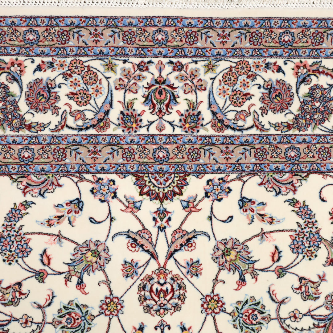 イラン製 ペルシャデザイン カーペット｜花唐草文様 機械織り 高密度 200×150cm（S-13274）