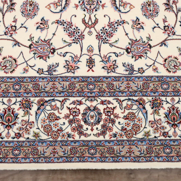 イラン製 ペルシャデザイン カーペット｜花唐草文様 機械織り 高密度 200×150cm（S-13274）