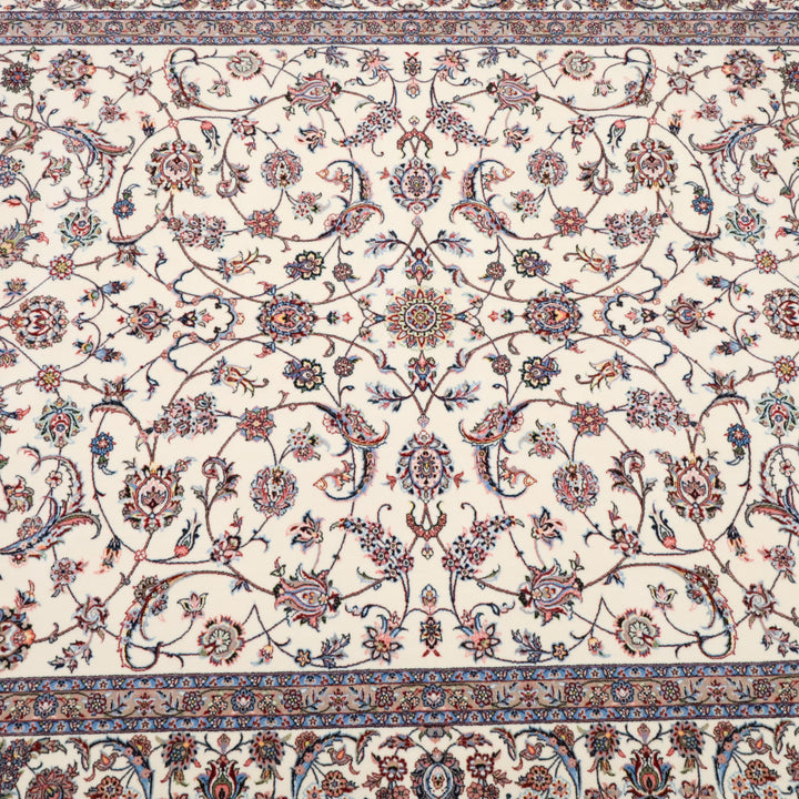 イラン製 ペルシャデザイン カーペット｜花唐草文様 機械織り 高密度 200×150cm（S-13274）