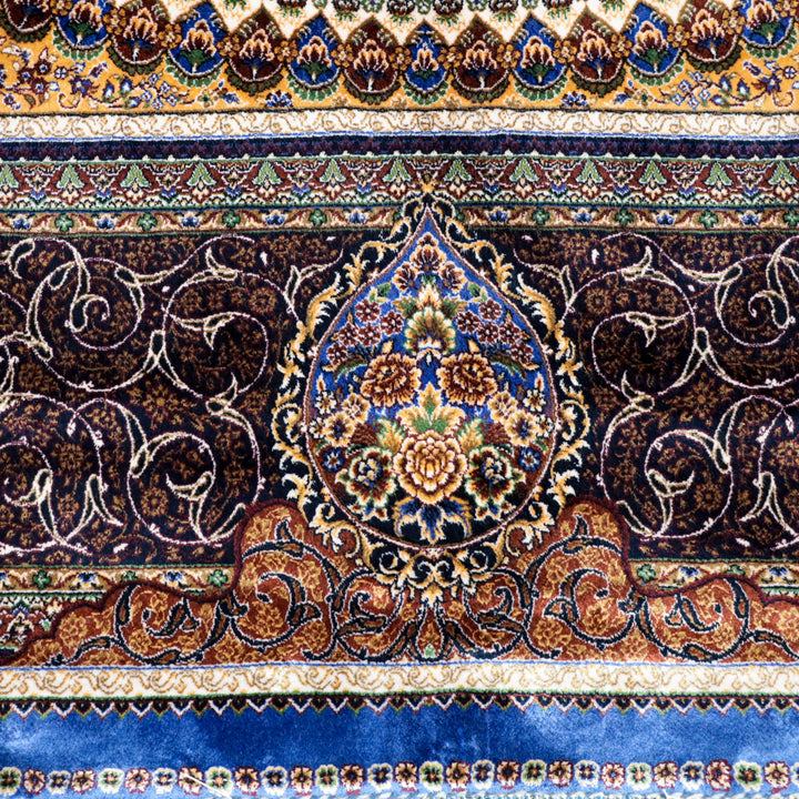 LUMINA モダールアートコレクション｜ペルシャデザイン ブルー｜254×197cm（S-13278）