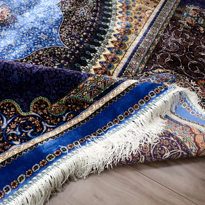 LUMINA モダールアートコレクション｜ペルシャデザイン ブルー｜254×197cm（S-13278）