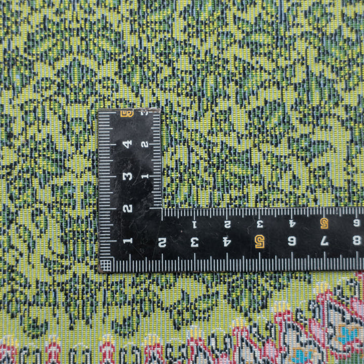 LUMINA モダールアートコレクション｜トランジ3連柄 オリーブグリーン｜ランナー 150×50cm（S-13400）