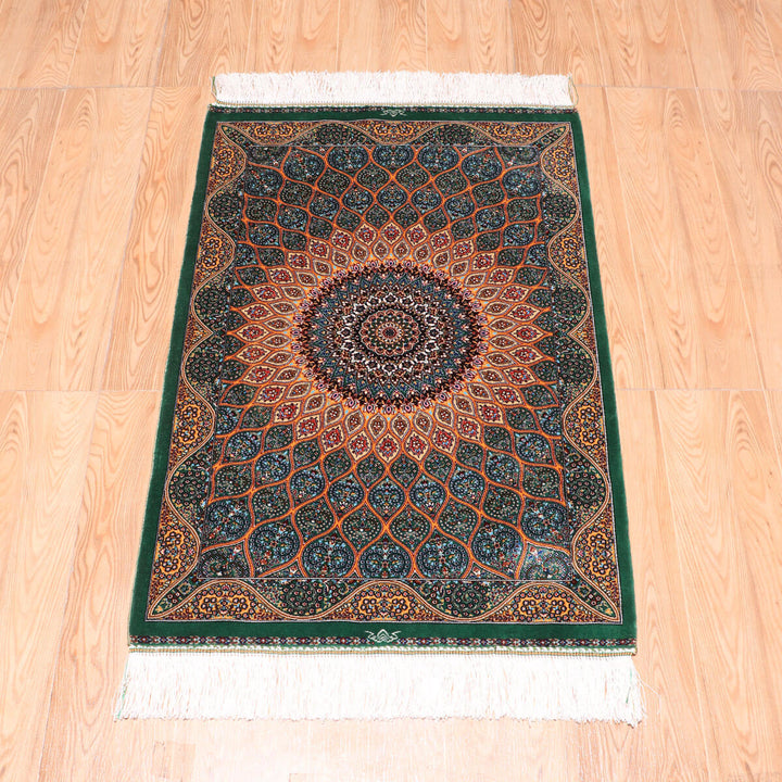 ラティーフカーペット（モダール）LATIF　90×60cm（S-70164）